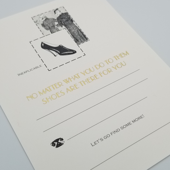 SHOES ARE THERE FOR YOU! Invitations by Studio Z - Picture 4 of 4